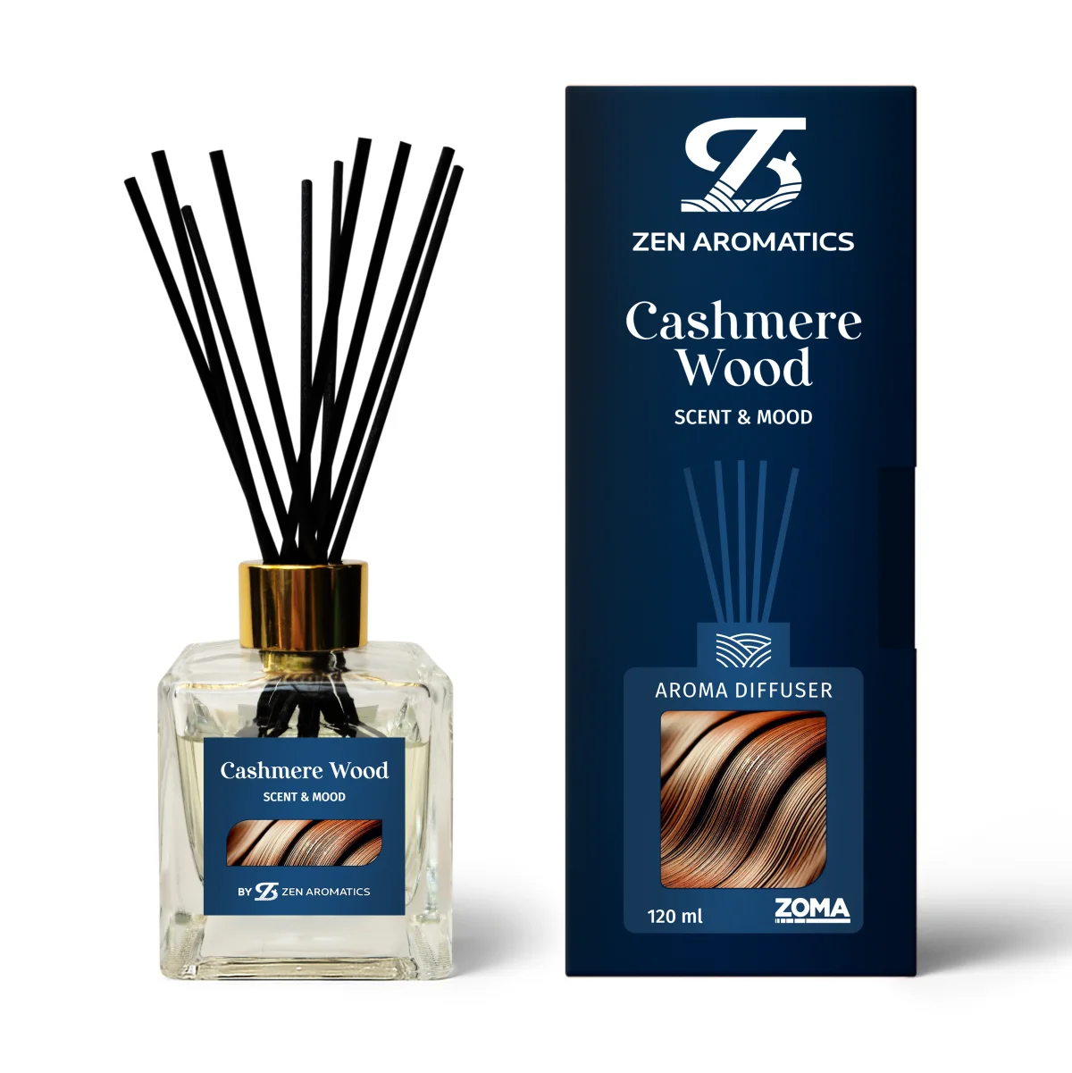 ZEN Aromatics Cashmere Wood - კაშმირის ხე 120მლ